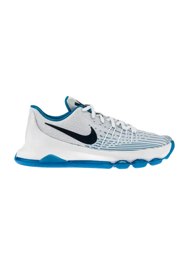 Кроссовки Nike KD 8 GS 'White Navy' — изображение 1 из 1, белый