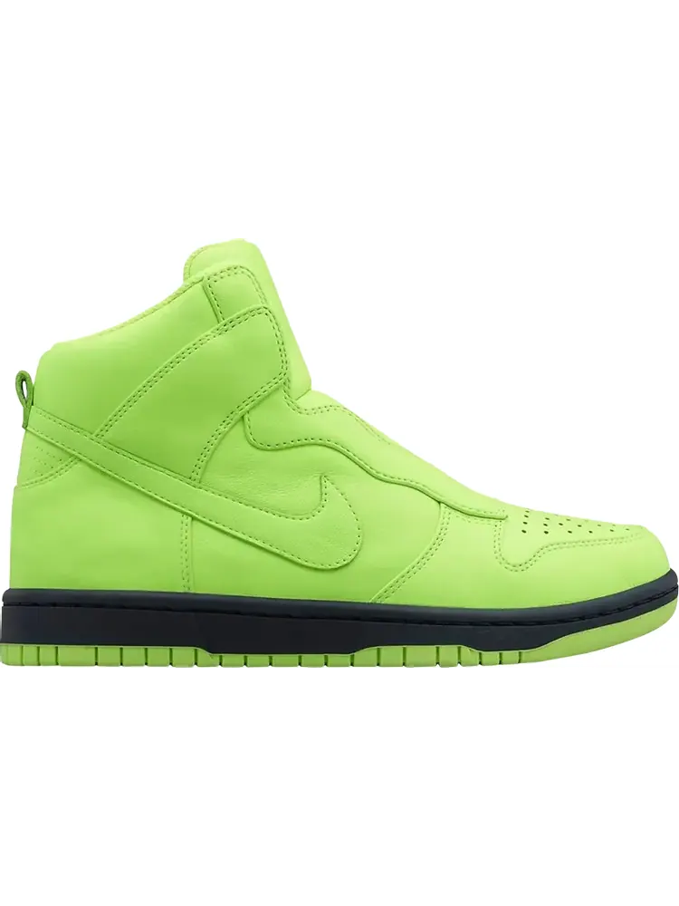 Кроссовки Nike sacai x Wmns Dunk Lux High SP 'Volt' — изображение 1 из 1, желтый