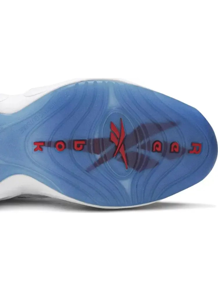 Кроссовки question mid 'white pearlized red' 2016 Reebok — изображение 5 из 8, белый