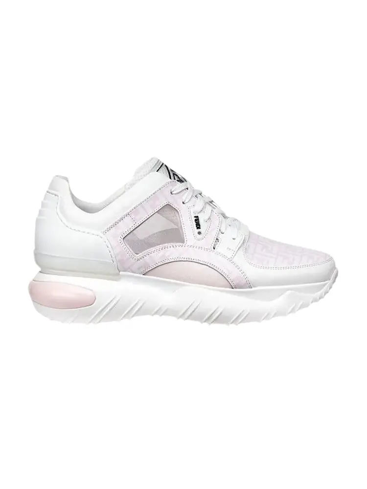 Кроссовки Fendi Leather Low 'White Pink' — изображение 1 из 1, белый