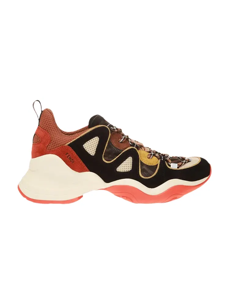 Кроссовки Fendi FFluid Lace Up Low Brandy — изображение 1 из 1, бренди