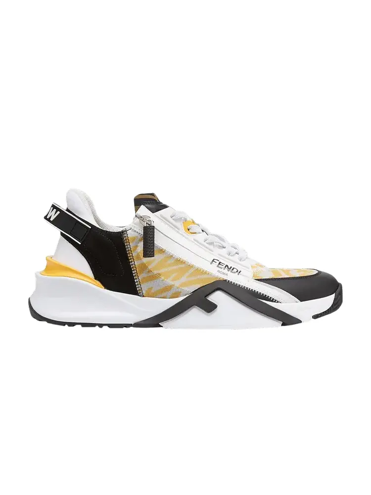 Шлепанцы Fendi Flow FF Motif Slip-On Yellow — изображение 1 из 1, желтый