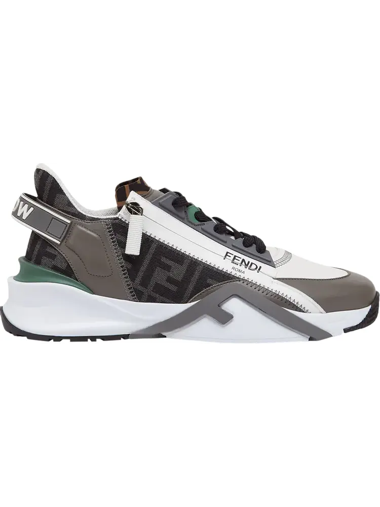 Кроссовки Fendi Flow Slip-On 'Grey Green' — изображение 1 из 1, серый