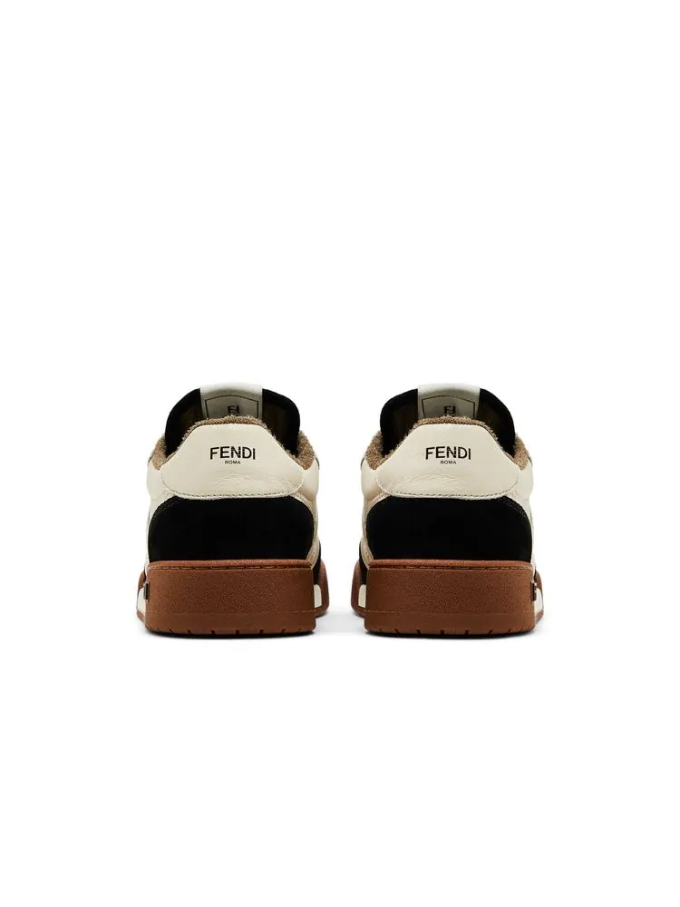 Кроссовки Fendi Match 'Black White' — изображение 6 из 8, белый
