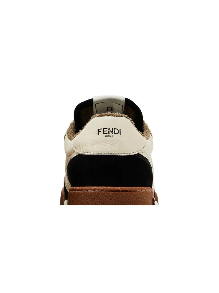 Кроссовки Fendi Match 'Black White' — изображение 7 из 8, белый