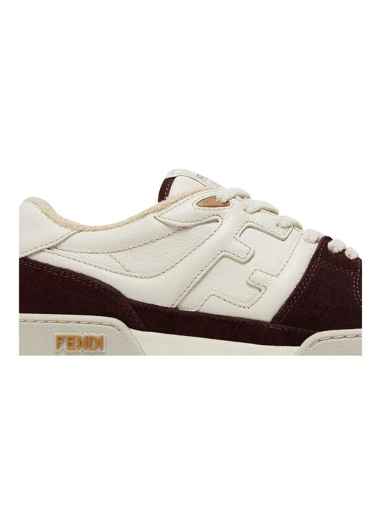 Кроссовки Fendi Match Burgundy — изображение 2 из 6, бордовый