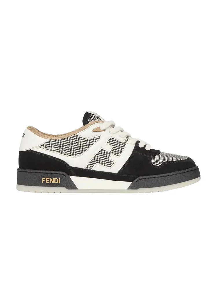 Кроссовки Fendi Match 'Black Houndstooth'