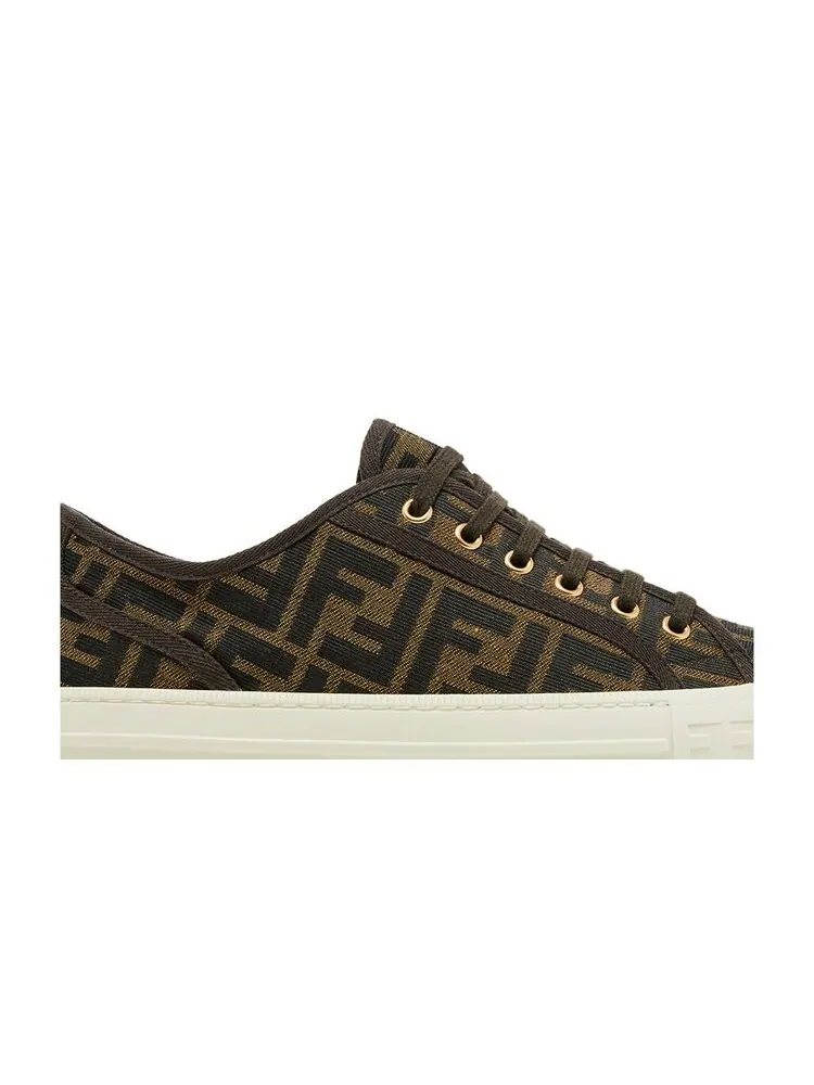 Кроссовки Fendi Domino Brown — изображение 2 из 6, коричневый
