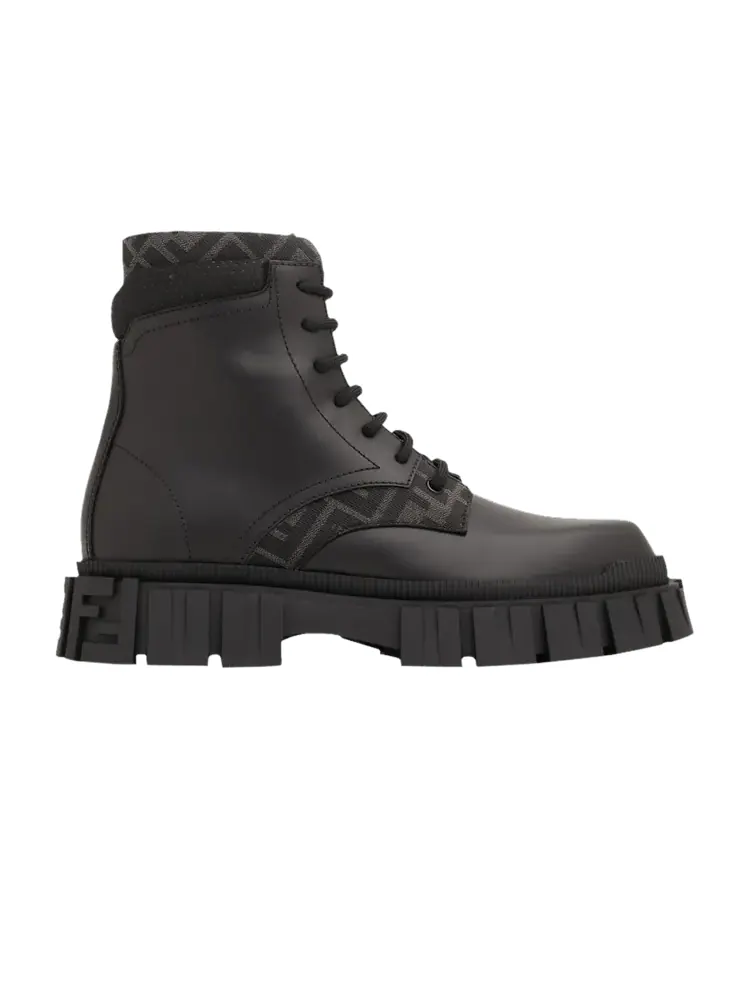 Ботинки Fendi Force Lace-Up Boot 'Black' — изображение 1 из 1, черный