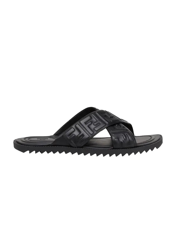 Кроссовки Fendi Slides Black
