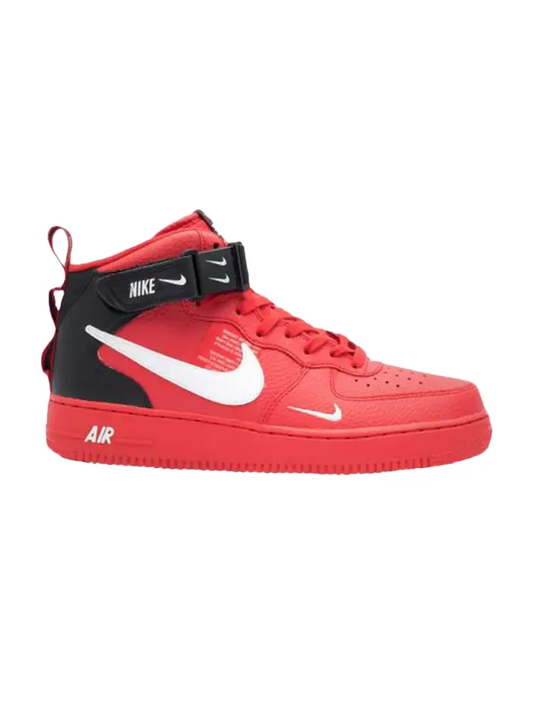 Кроссовки Nike Air Force 1 Mid '07 LV8 'Overbranding' — изображение 1 из 1, красный