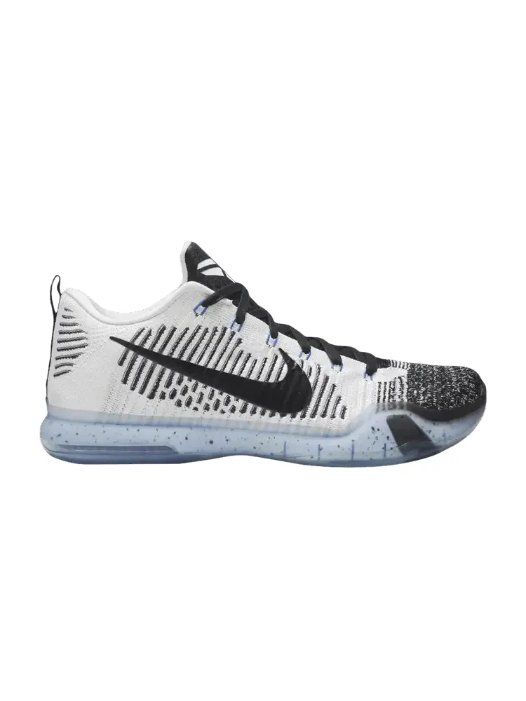 Кроссовки Nike Kobe 10 Elite Premium HTM 'Shark Jaw' Sample — изображение 1 из 1, белый/черный