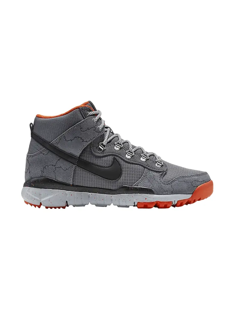 Кроссовки Nike Poler x Dunk High OMS — изображение 1 из 1, темный серый оранжевый