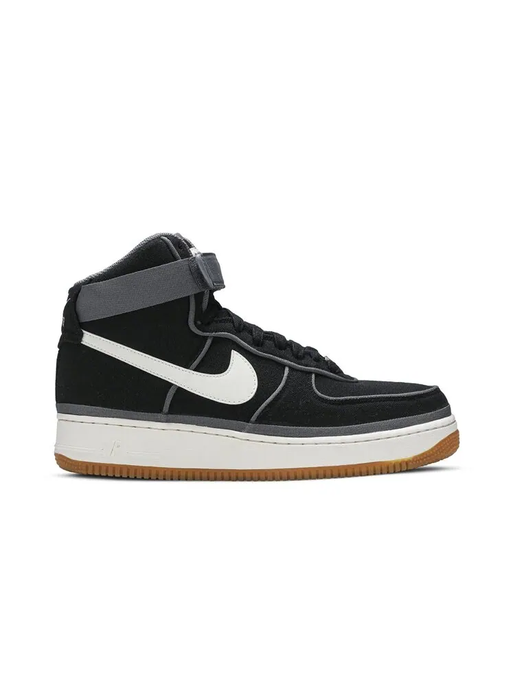 Кроссовки Nike Air Force 1 High 07 LV8 'Black Orange Gum' — изображение 1 из 4, черный