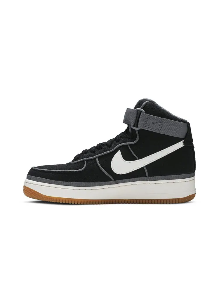 Кроссовки Nike Air Force 1 High 07 LV8 'Black Orange Gum' — изображение 3 из 4, черный