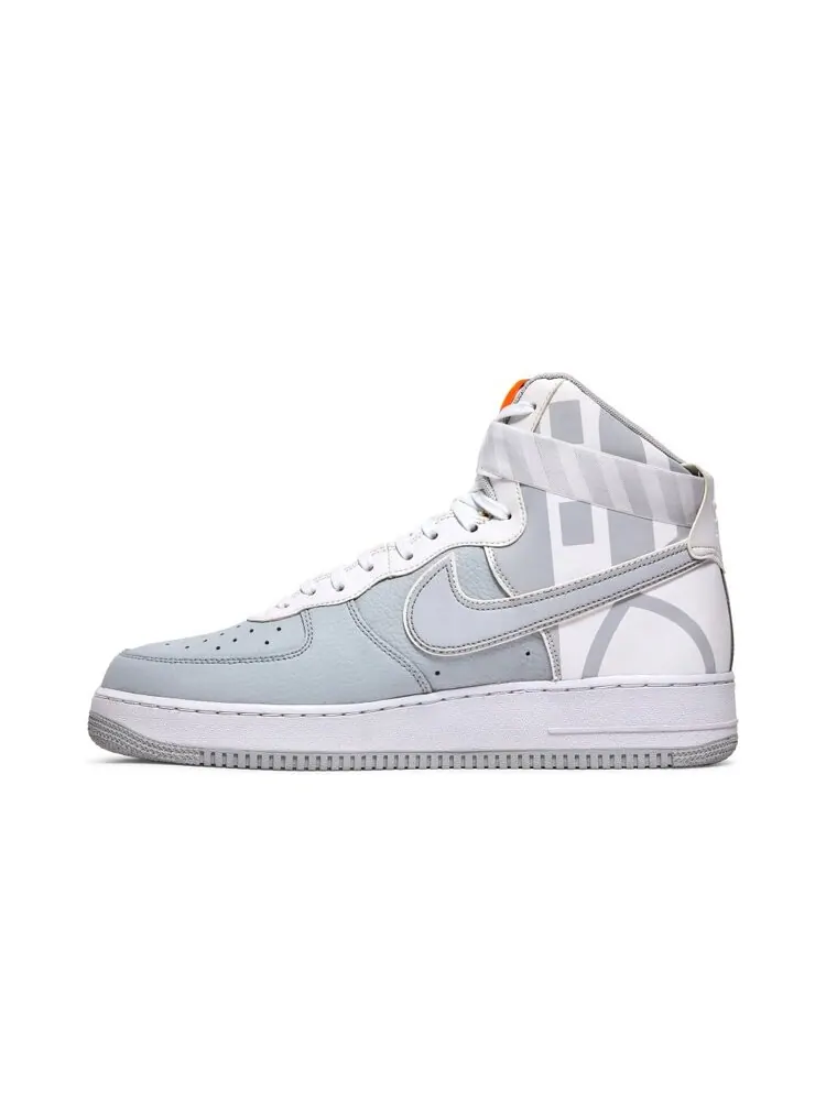 Кроссовки Nike Air Force 1 High 07 LV8 'Matte Silver' — изображение 3 из 4, серебряный