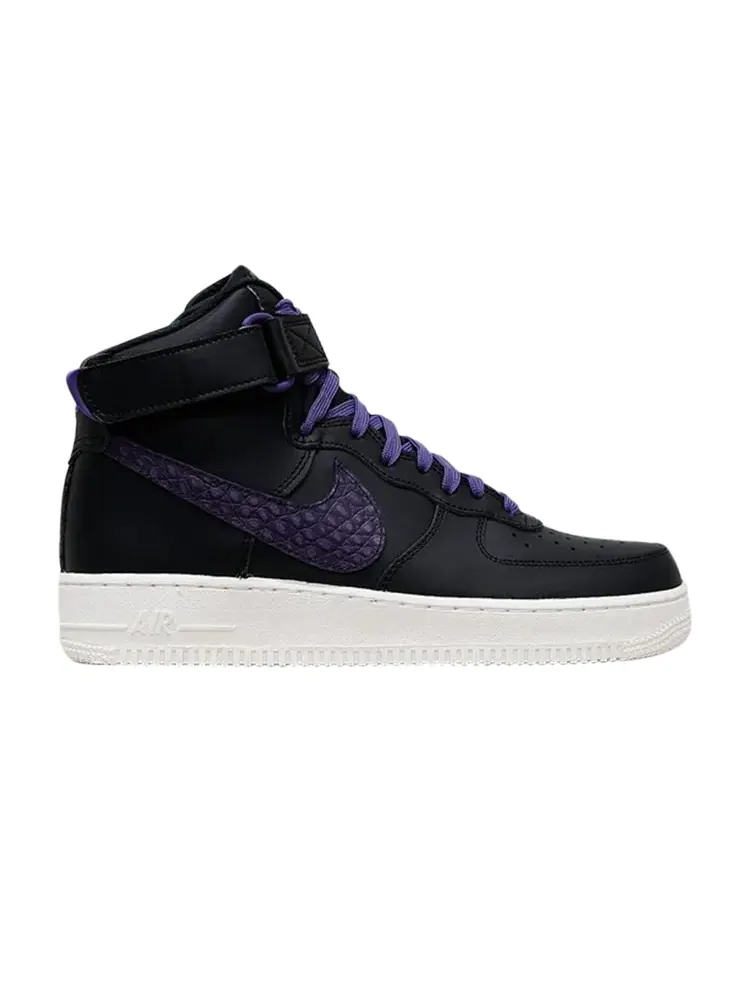 Кроссовки Nike Air Force 1 High 07 LV8 'Purple Croc Skin' — изображение 1 из 1, черный
