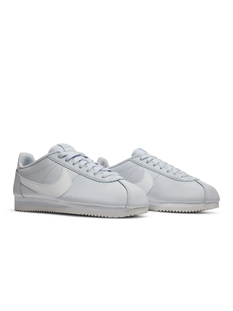 Кроссовки Wmns Classic Cortez Leather 'Football Grey' — изображение 8 из 8, серый