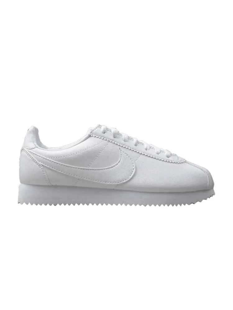 Кроссовки Nike Wmns Classic Cortez Leather 'White' — изображение 1 из 1, белый/белый