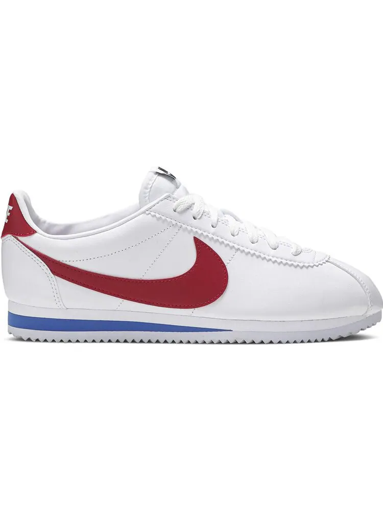 Кроссовки женские Nike Wmns Classic Cortez Leather — изображение 1 из 8, белый/красный