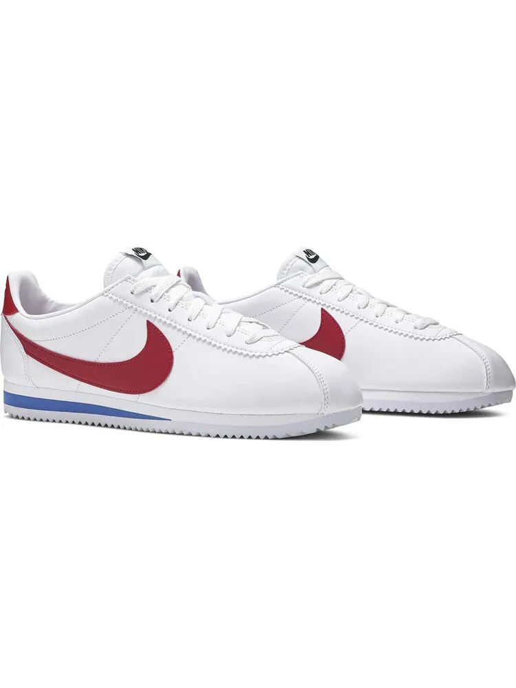 Кроссовки женские Nike Wmns Classic Cortez Leather — изображение 2 из 8, белый/красный
