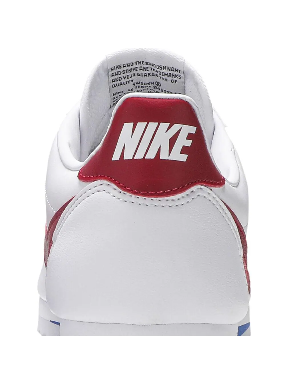 Кроссовки женские Nike Wmns Classic Cortez Leather — изображение 3 из 8, белый/красный