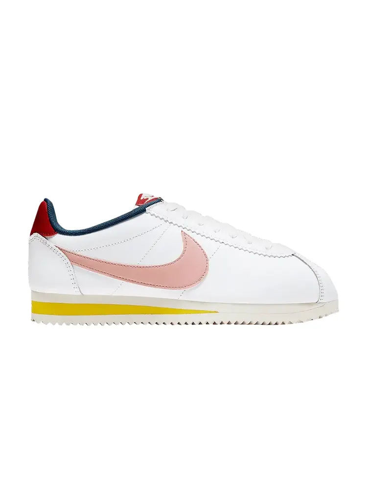 Кроссовки Nike Wmns Cortez 'Coral Stardust' — изображение 1 из 1, белый/красный/желтый