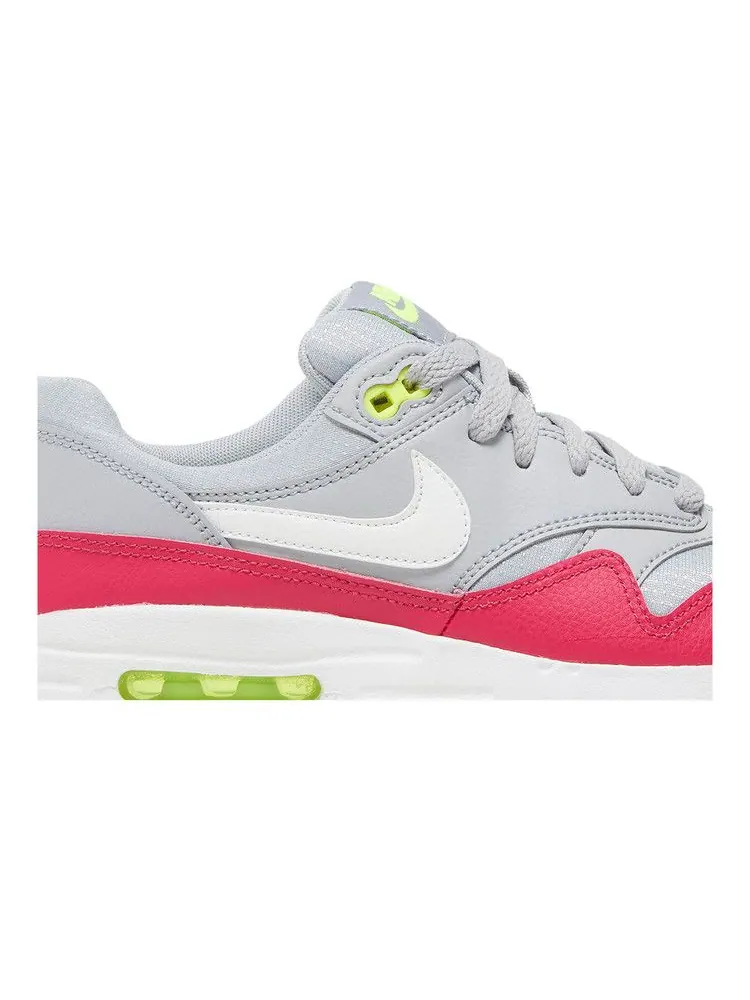 Кроссовки Nike Air Max 1 GS 'Wolf Grey Rush Pink' — изображение 3 из 9, серый/белый/розовый