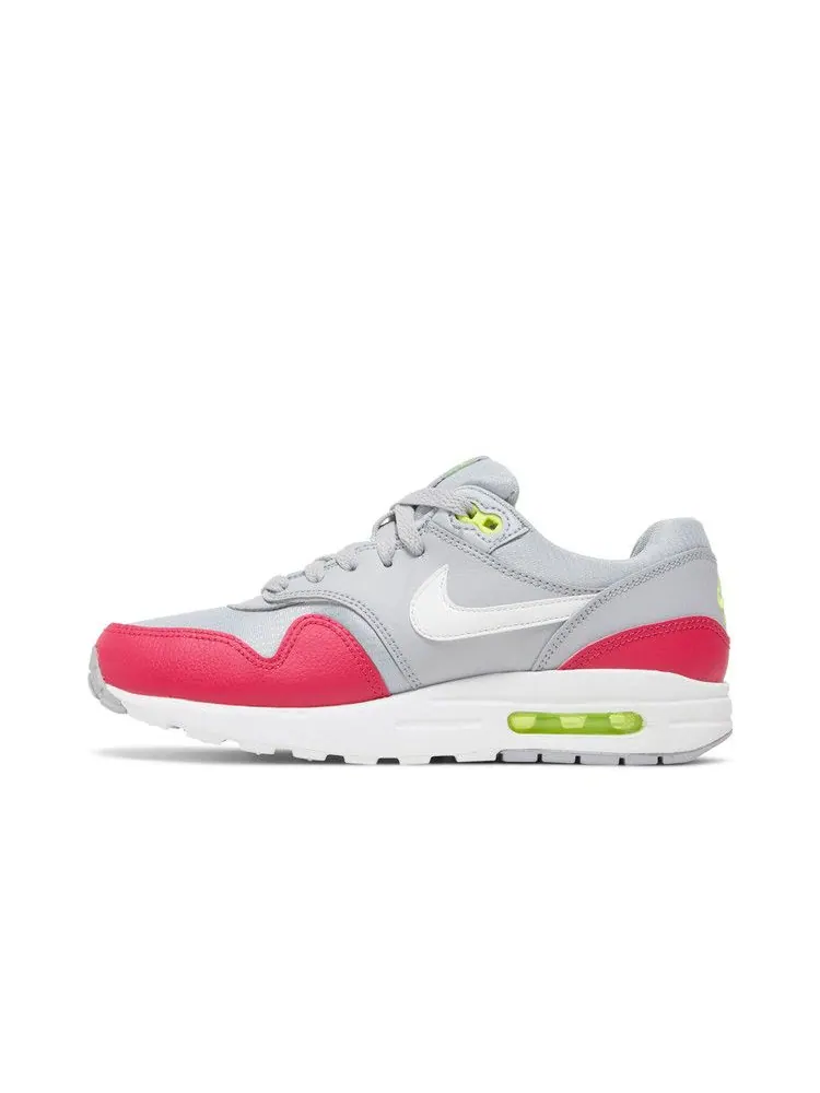 Кроссовки Nike Air Max 1 GS 'Wolf Grey Rush Pink' — изображение 4 из 9, серый/белый/розовый