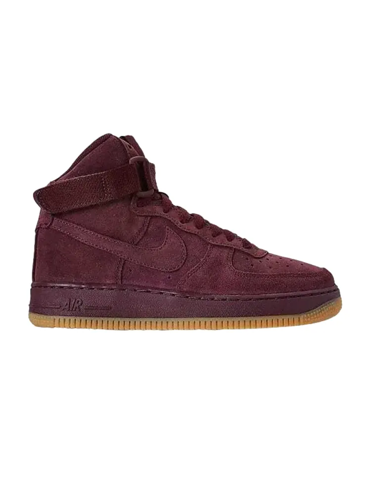 Кроссовки Nike Air Force 1 High LV8 GS 'Burgundy Crush' — изображение 1 из 1, красный