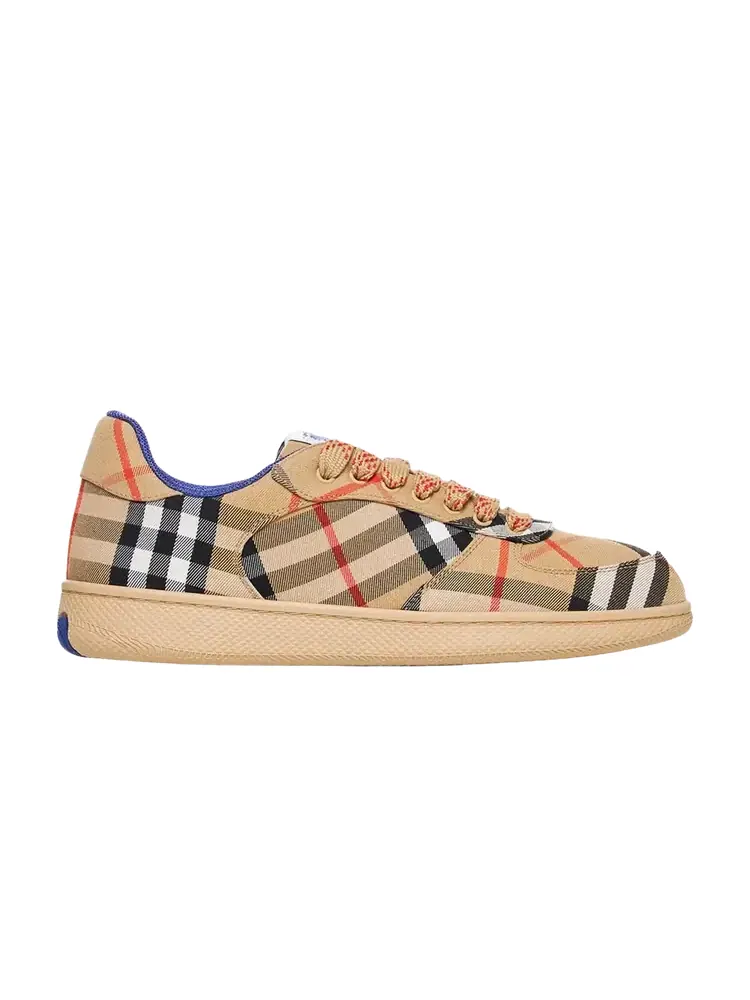 Кроссовки Balmain Burberry Check Terrace — изображение 1 из 1, бежевый