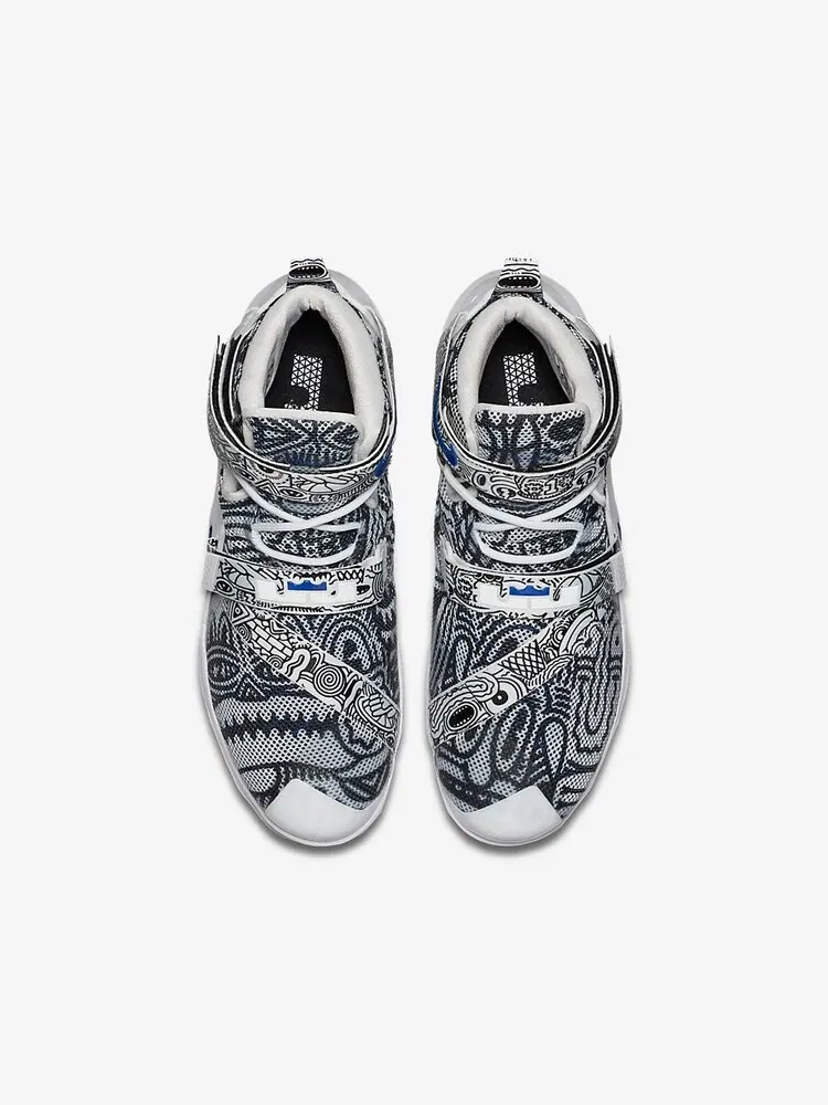 Кроссовки Nike LeBron Soldier 9 LE 'Freegums - White' — изображение 4 из 4, белый