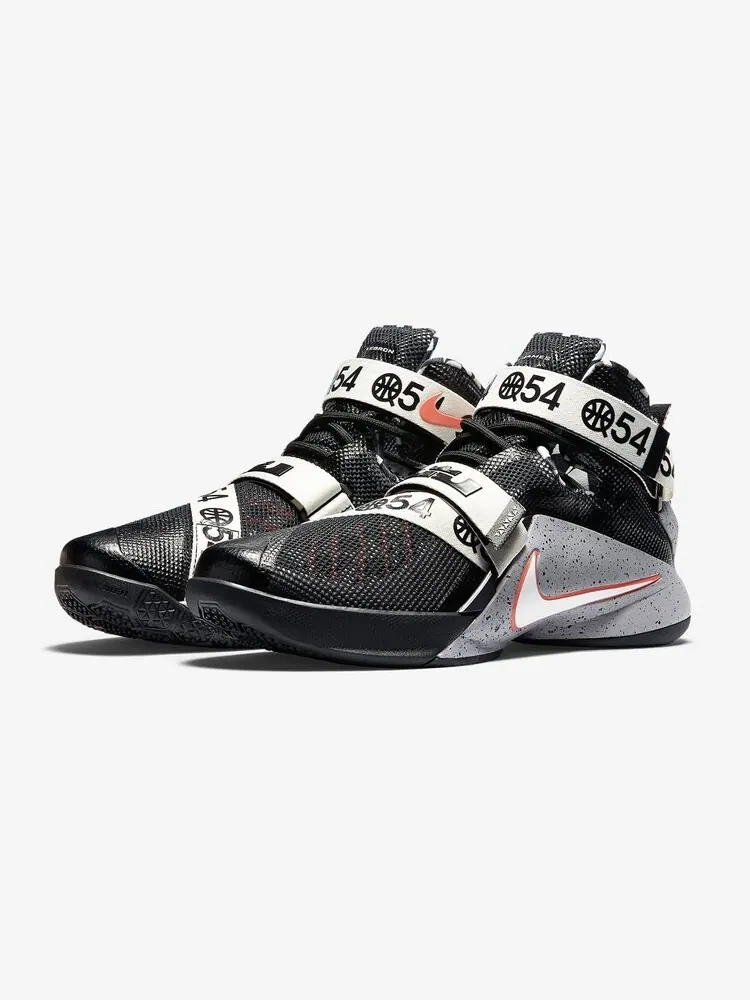 Кроссовки Nike LeBron Soldier 9 LMTD 'Quai 54' — изображение 4 из 4, черный