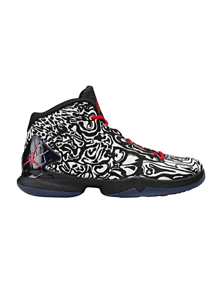 Кроссовки Air Jordan Jordan Super.Fly JCRD 'White Gym Red' — изображение 1 из 1, черный