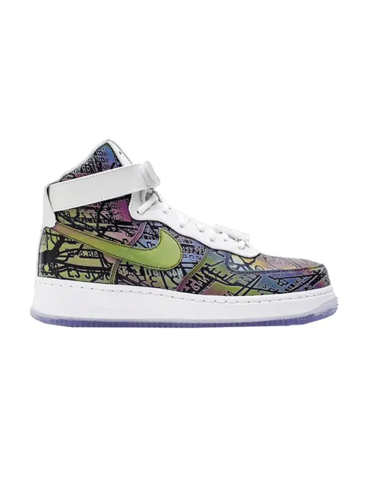 Кроссовки Nike Air Force 1 Hi CMFT PRM 'Quai 54' — изображение 1 из 1, белый