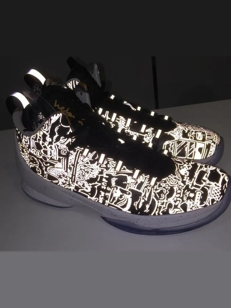 Кроссовки Air Jordan Melo M11 'Hebru' — изображение 3 из 4, черный