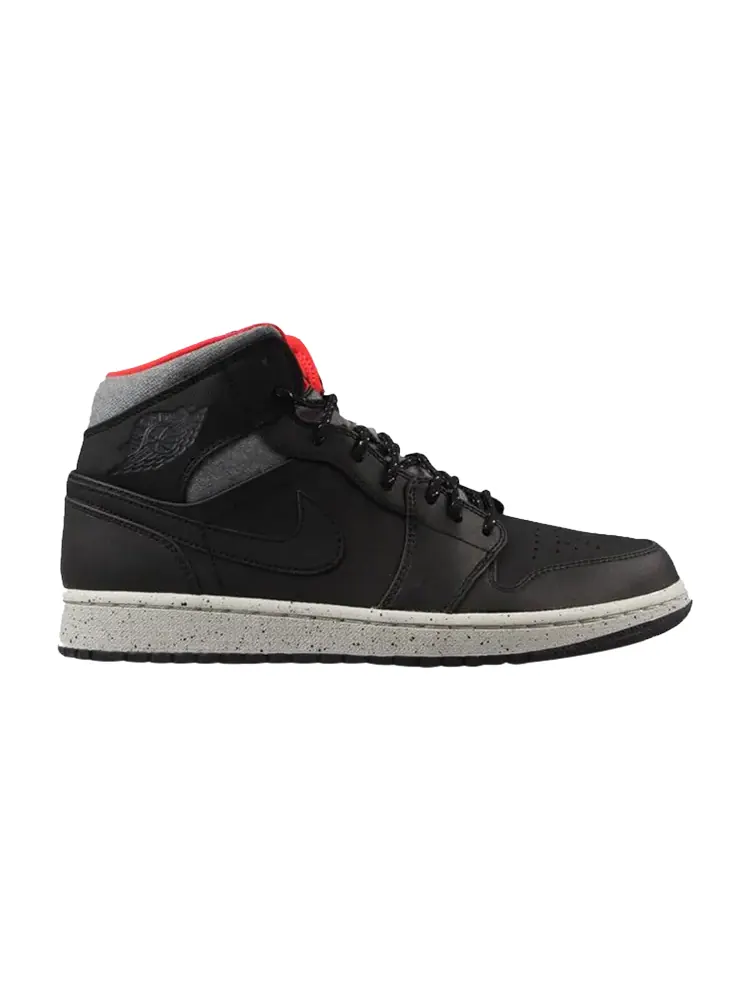 Кроссовки Air Jordan 1 Mid GS 'Holiday' — изображение 1 из 1, черный