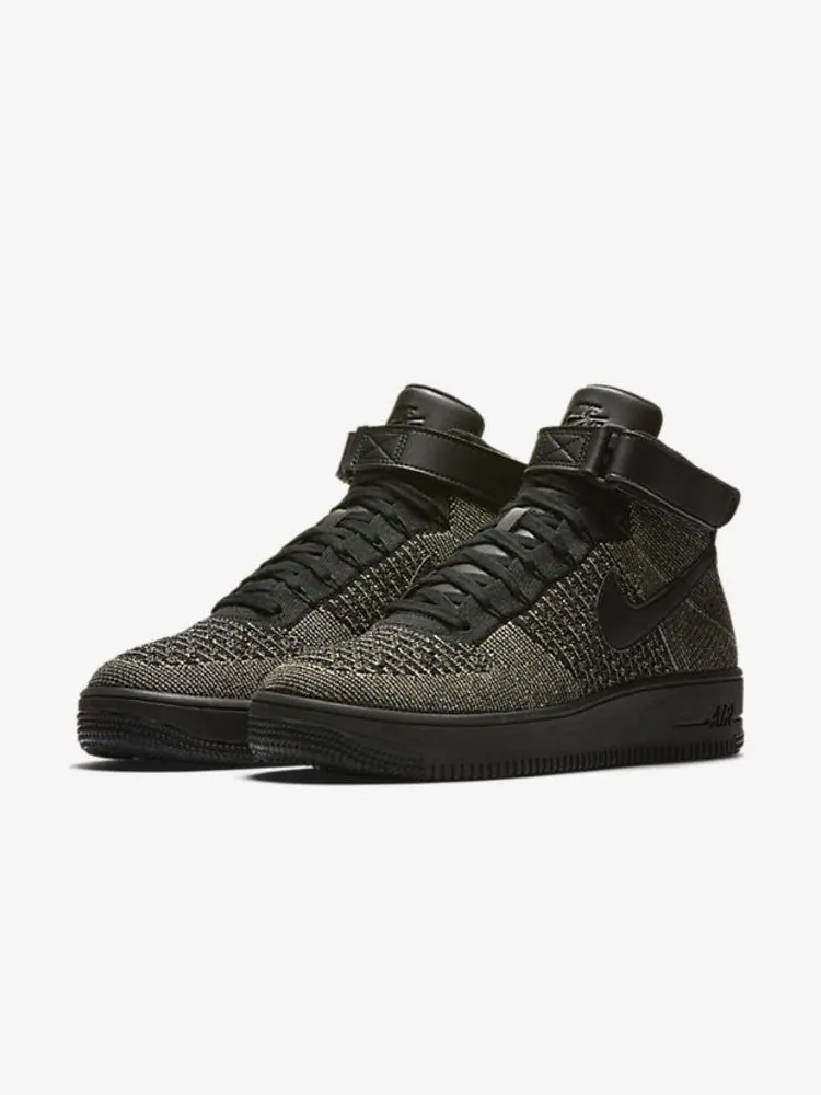 Кроссовки Nike Air Force 1 Ultra Flyknit Mid — изображение 2 из 6, зеленый