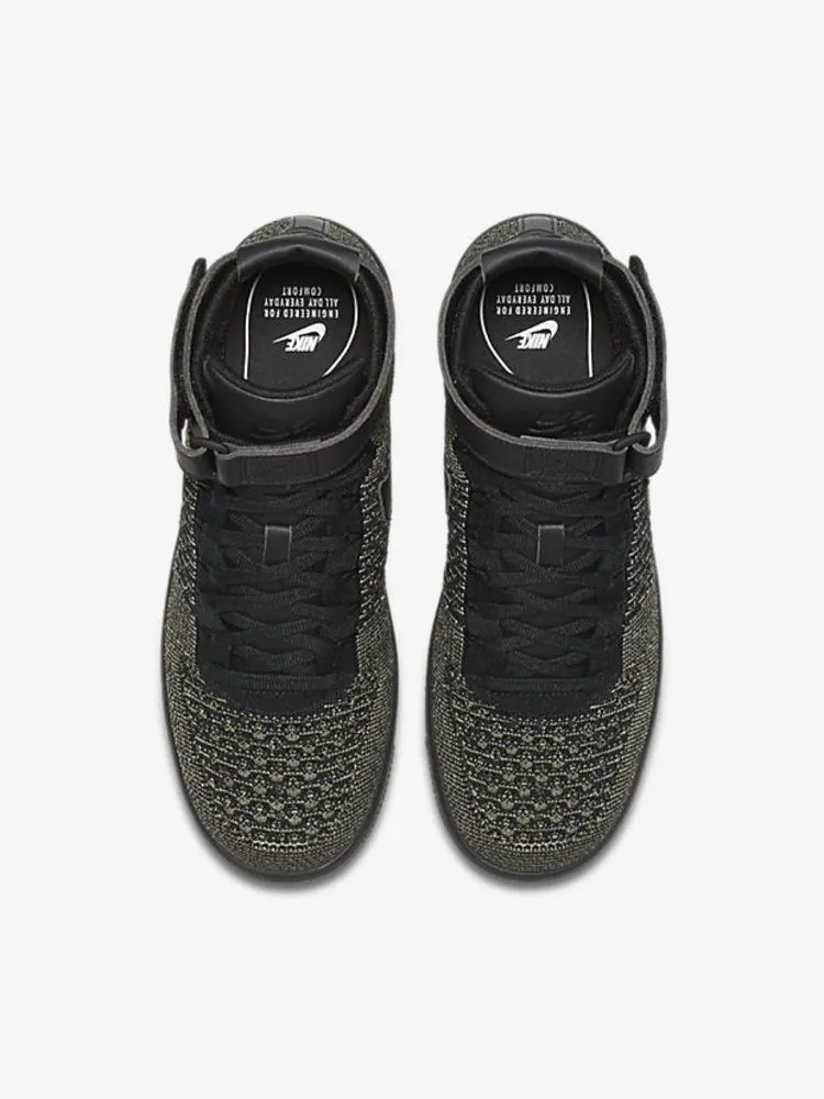 Кроссовки Nike Air Force 1 Ultra Flyknit Mid — изображение 3 из 6, зеленый