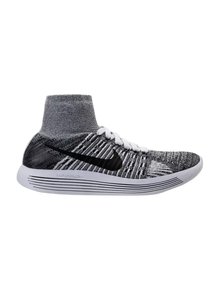 Кроссовки Nike Wmns Lunarepic Flykit 'White Black' — изображение 1 из 1, белый