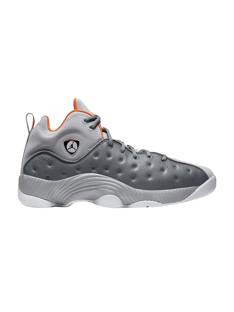 Кроссовки Jordan Jumpman Team 2 'Cool Grey Total Orange' — изображение 1 из 1, серый оранжевый