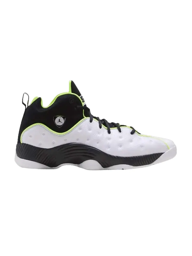 Кроссовки Jordan Jumpman Team II 'White Volt Black' — изображение 1 из 1, белый черный