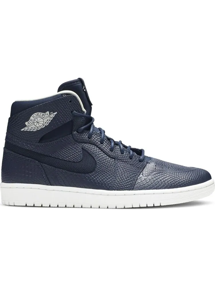 Кроссовки Air Jordan 1 High Nouveau Navy Snake — изображение 1 из 8, синий