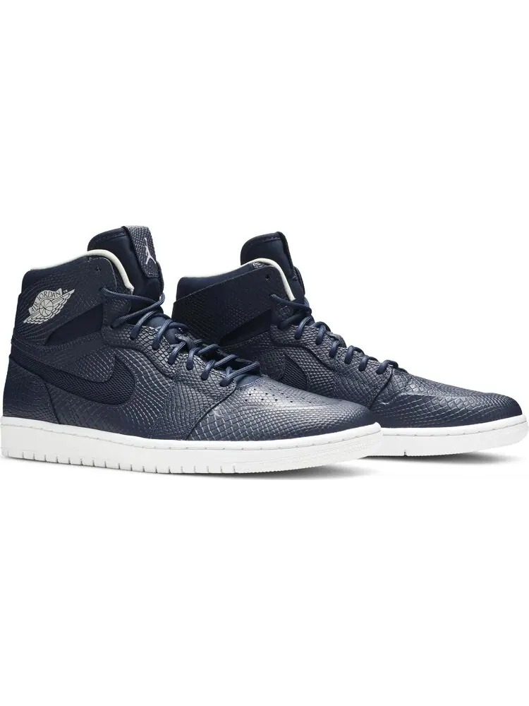 Кроссовки Air Jordan 1 High Nouveau Navy Snake — изображение 8 из 8, синий