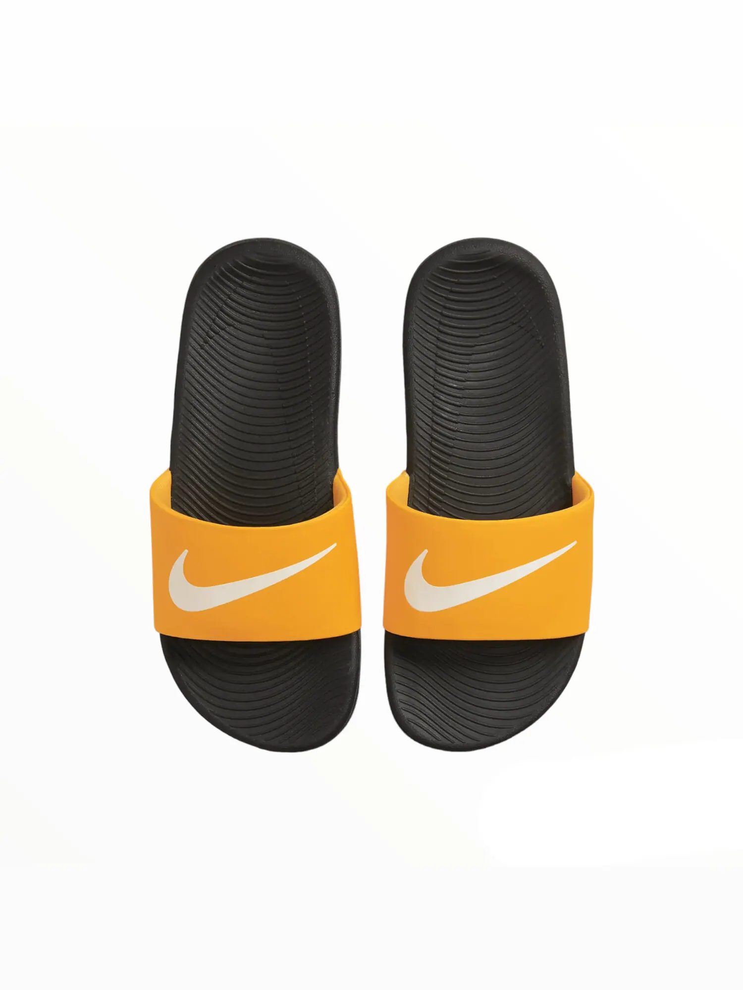 Шлепанцы Nike Kawa GS — изображение 2 из 3, оранжевый/черный