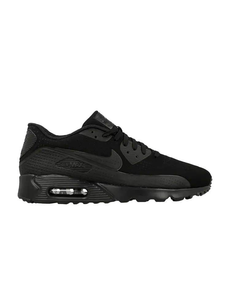 Кроссовки Nike Air Max 90 Ultra Moire 'Triple Black' — изображение 1 из 1, черный/черный-черный