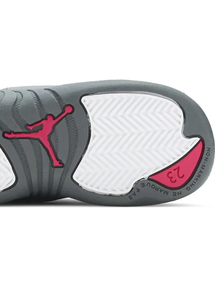 Кроссовки Air Jordan 12 Retro TD Cool Grey — изображение 5 из 8, серый