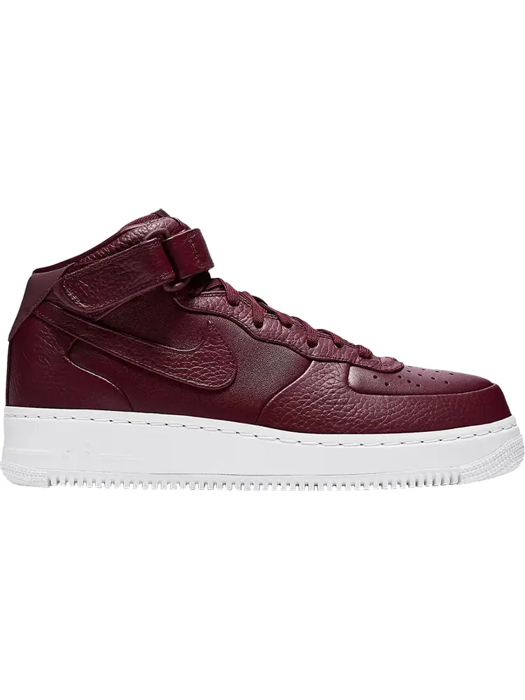 Кроссовки Nike Air Force 1 Mid 'Night Maroon' — изображение 1 из 1, красный