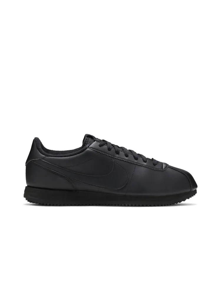 Кроссовки Nike Cortez Basic Leather 'Black Anthracite' — изображение 1 из 4, черный