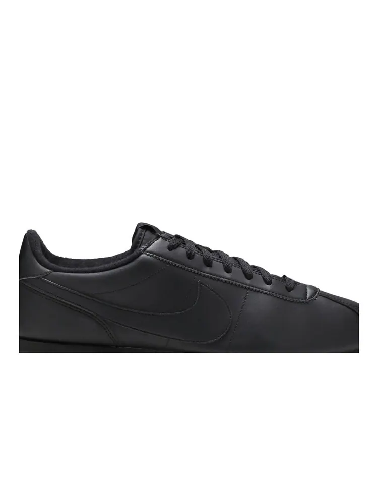 Кроссовки Nike Cortez Basic Leather 'Black Anthracite' — изображение 2 из 4, черный